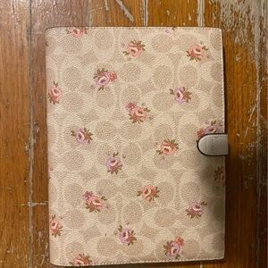 Floral Patterned Beige Wallet